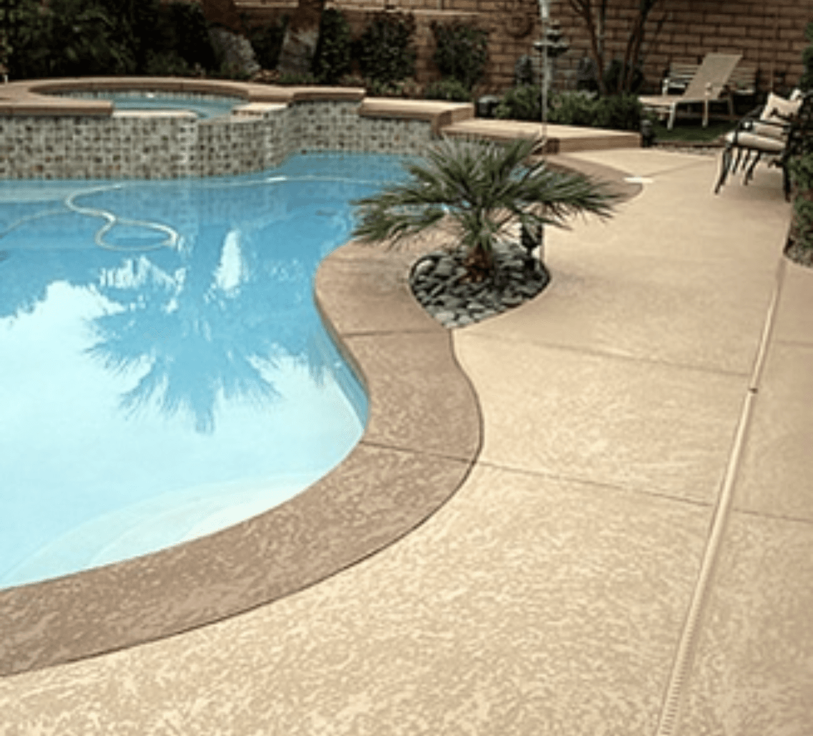 Concrete Pool Deck collage detail 1